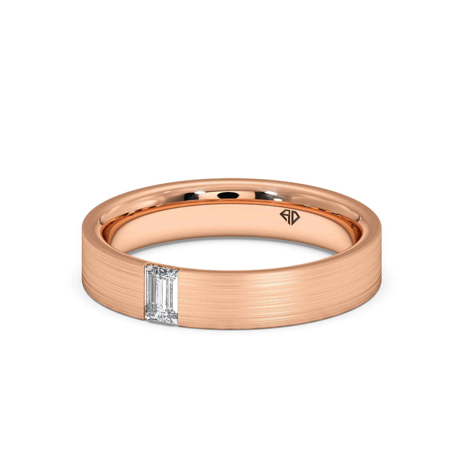 9K Rose Gold LT5RB22 Diamond Wedding Band