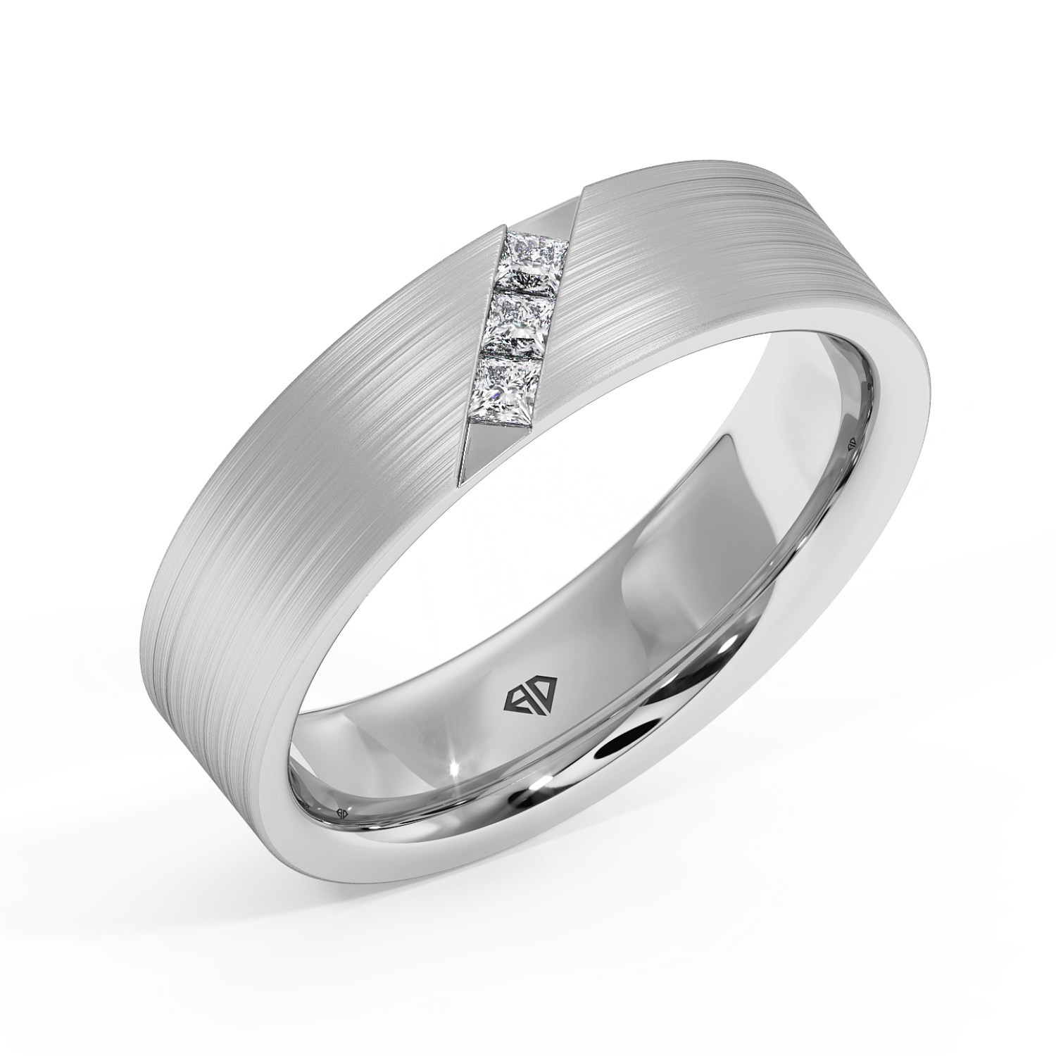 18K White Gold LT5RB24 Diamond Wedding Band
