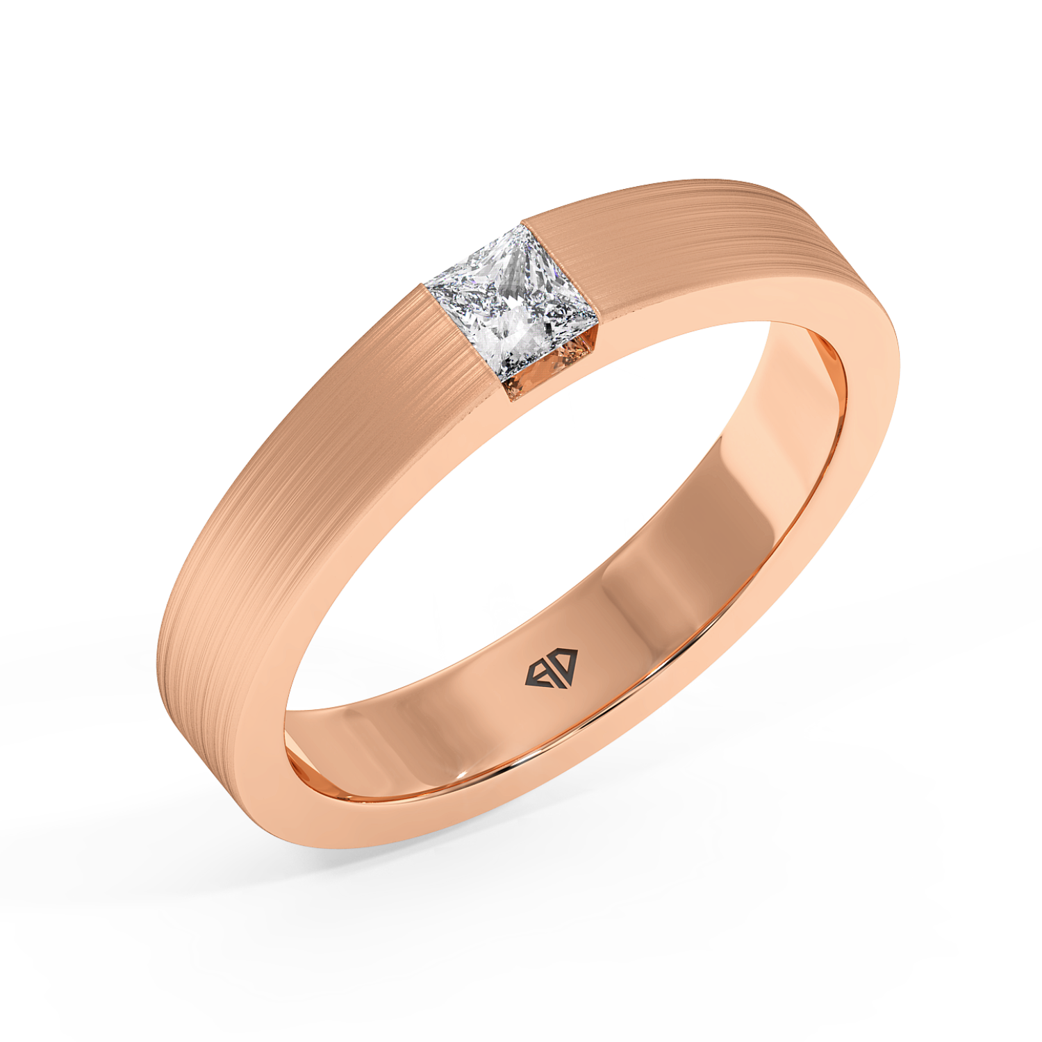 9K Rose Gold LT5RB29 Diamond Wedding Band