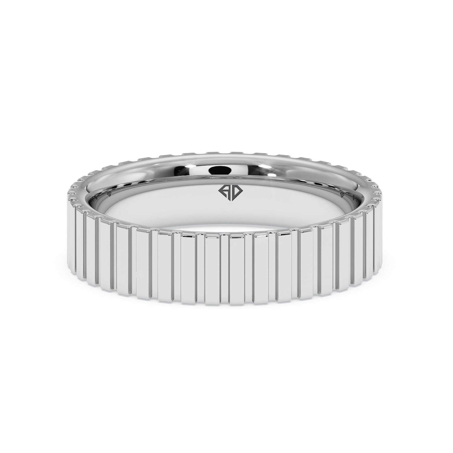 18K White Gold LT5RB31 Wedding Band