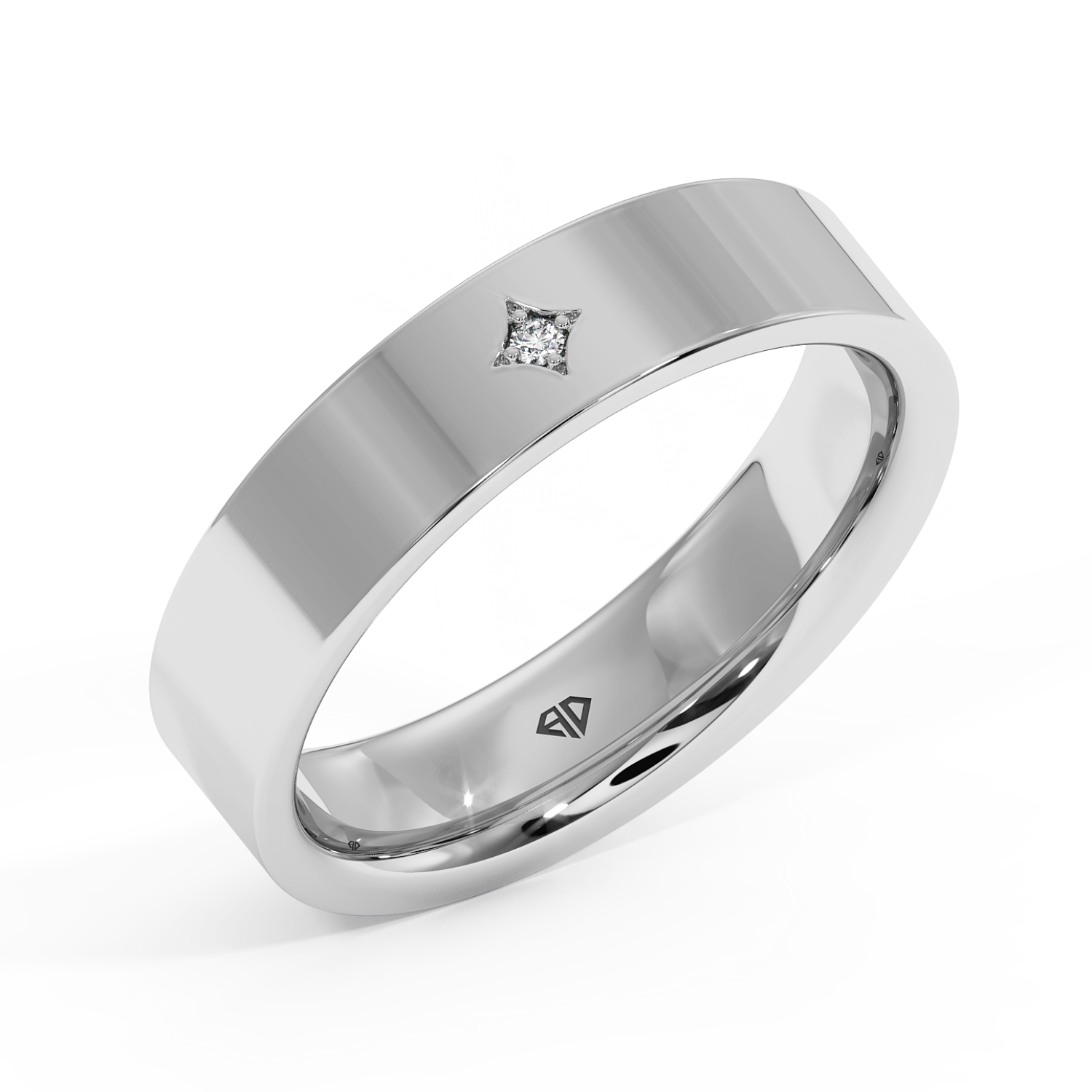Platinum LT5RB32 Diamond Wedding Band