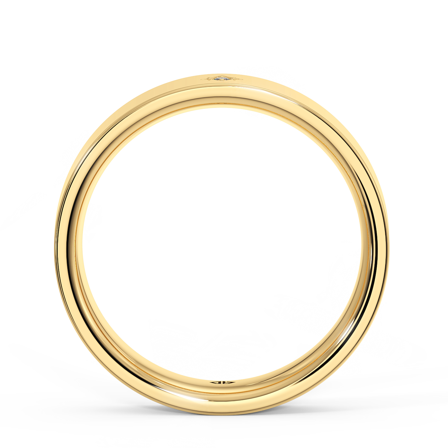 9K Yellow Gold LT5RB32 Diamond Wedding Band