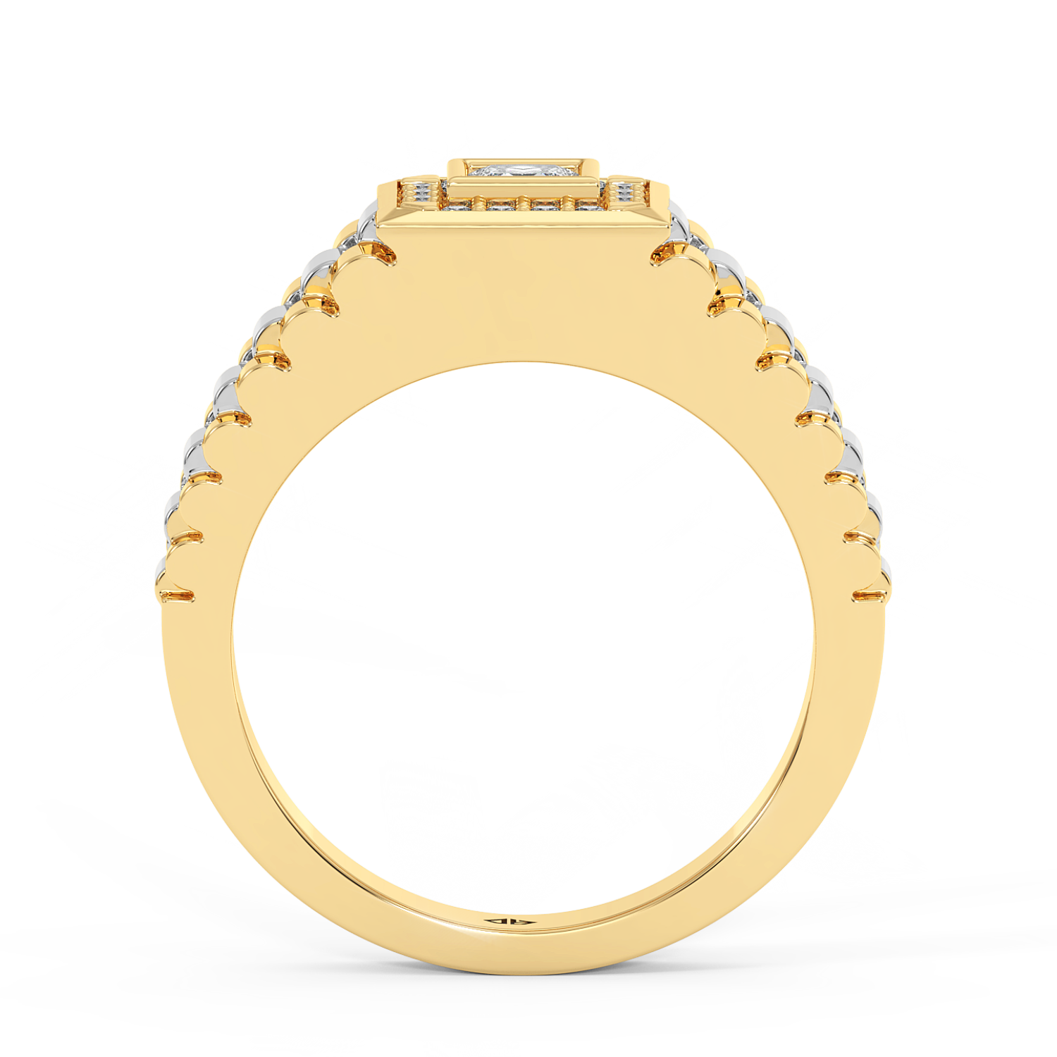 18K Yellow Gold Zilan Signet Ring