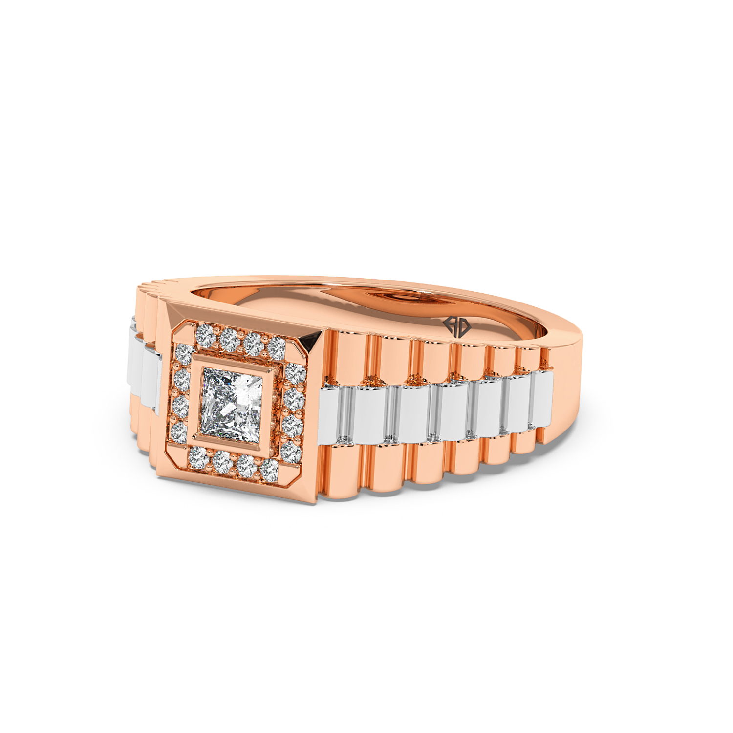 18K Rose Gold Zilan Signet Ring