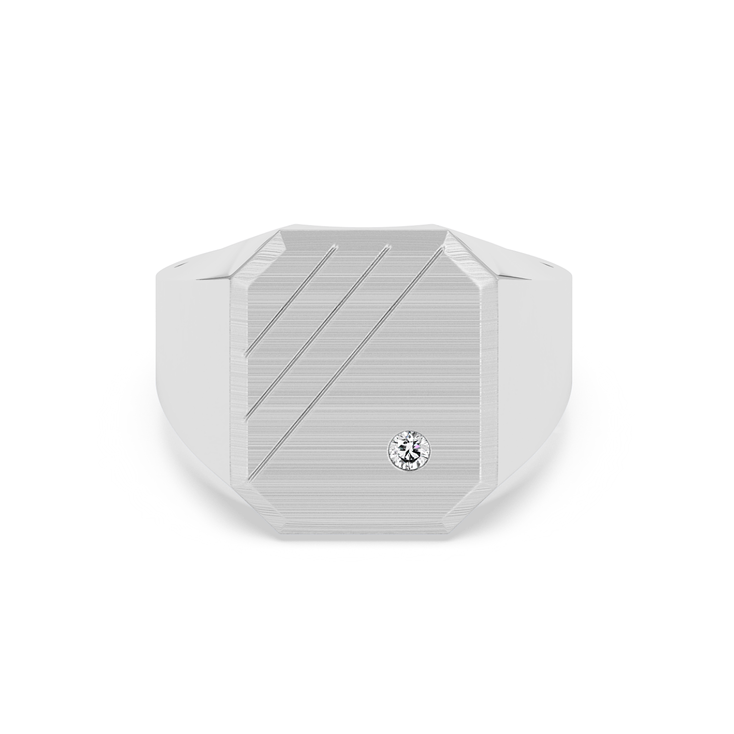 18K White Gold LT5RB36 Segnet Ring