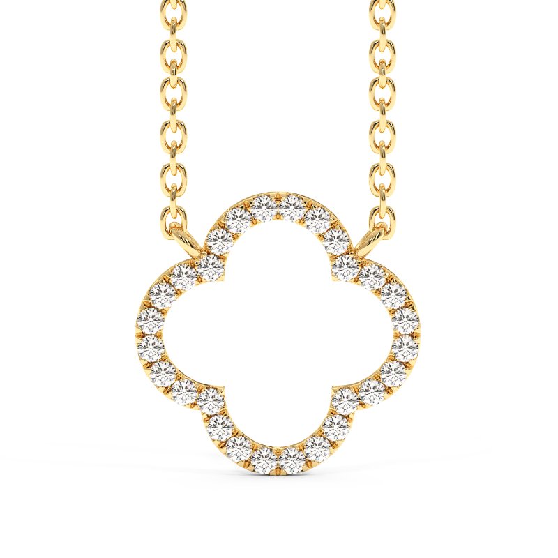 18K Yellow Gold Lucky Pendant
