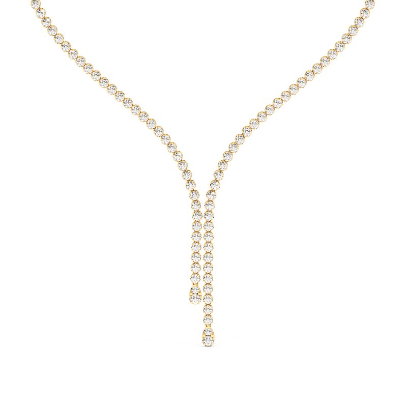 18K Yellow Gold Amor Necklace