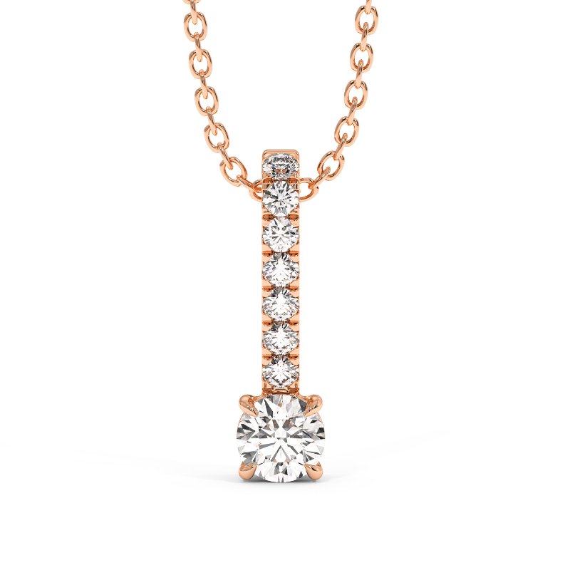18K Rose Gold Katrina Pendant