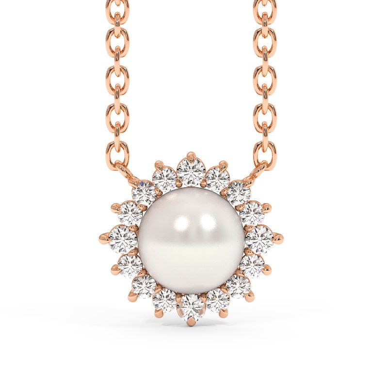 18K Rose Gold Summer Pendant