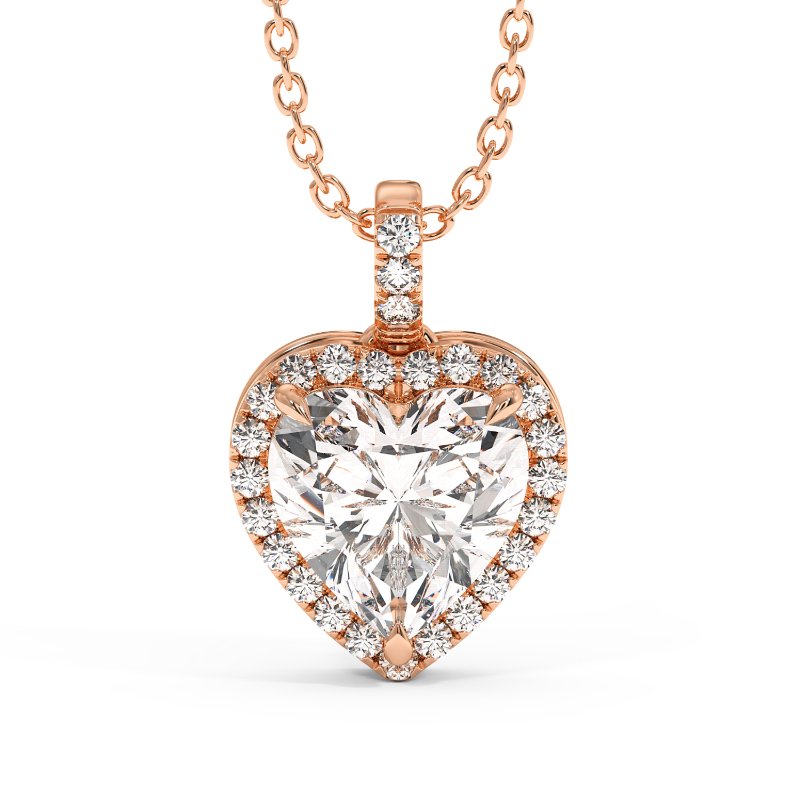 18K Rose Gold Ashley Pendant