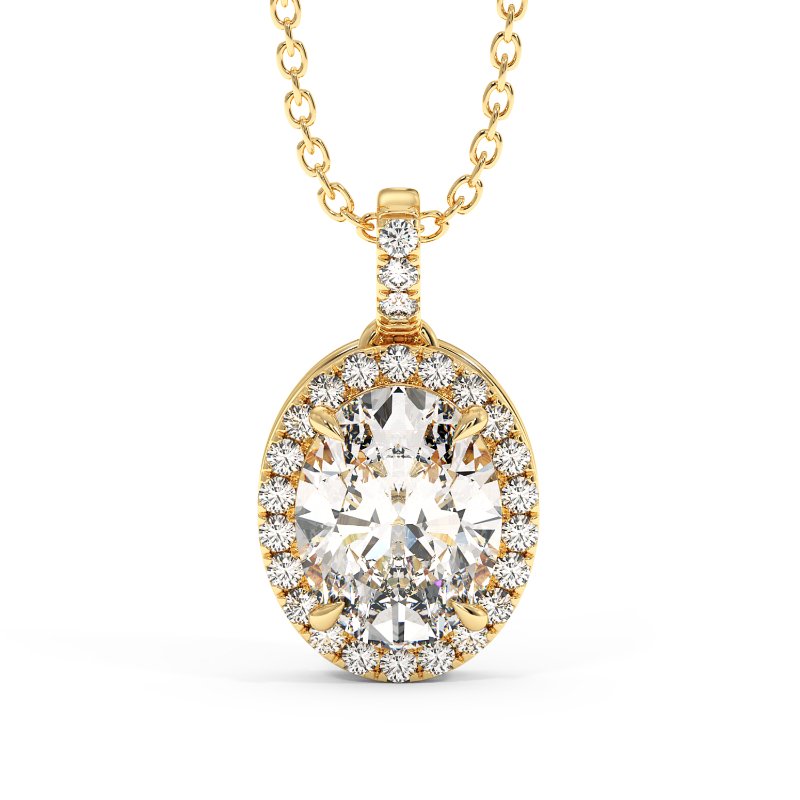 18K Yellow Gold Ashley Pendant