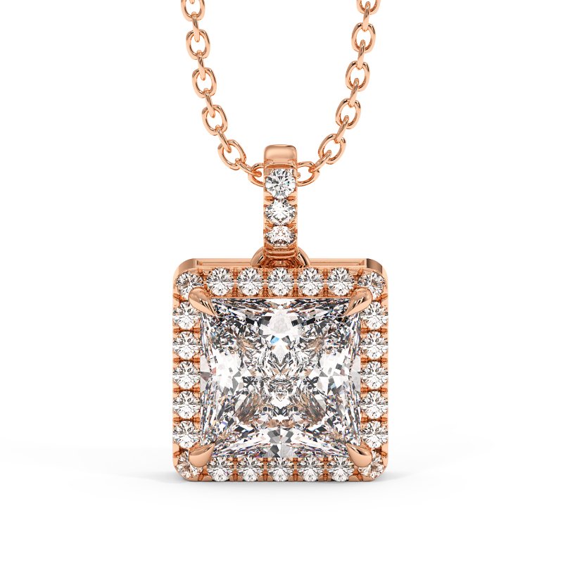 18K Rose Gold Ashley Pendant