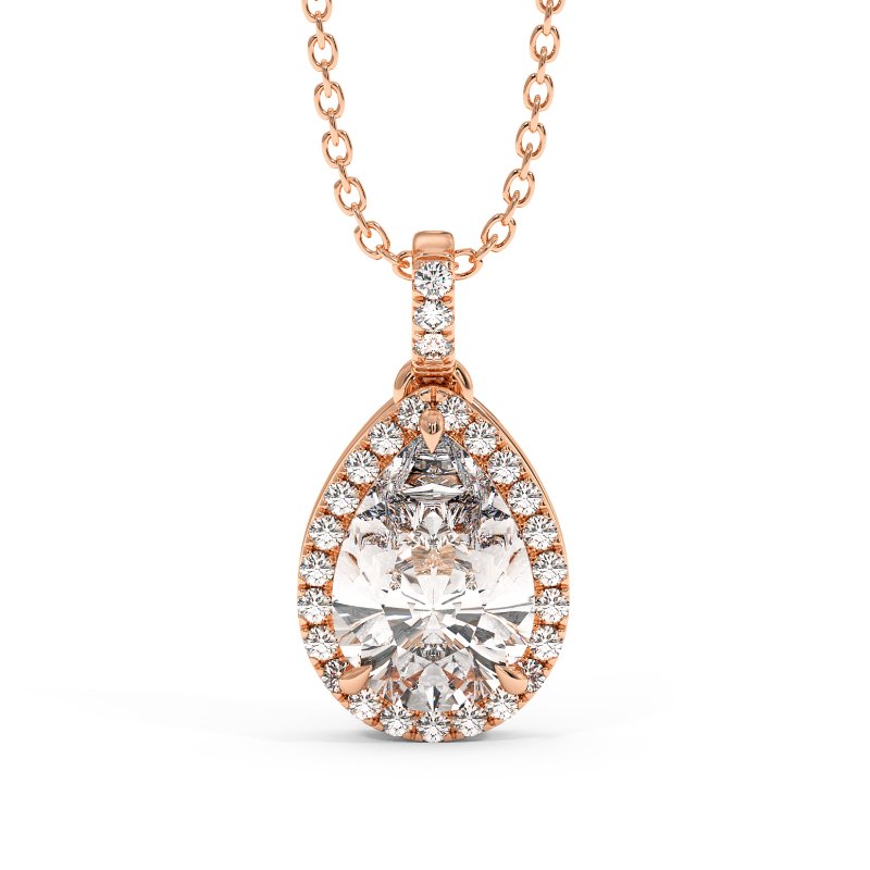 18K Rose Gold Ashley Pendant