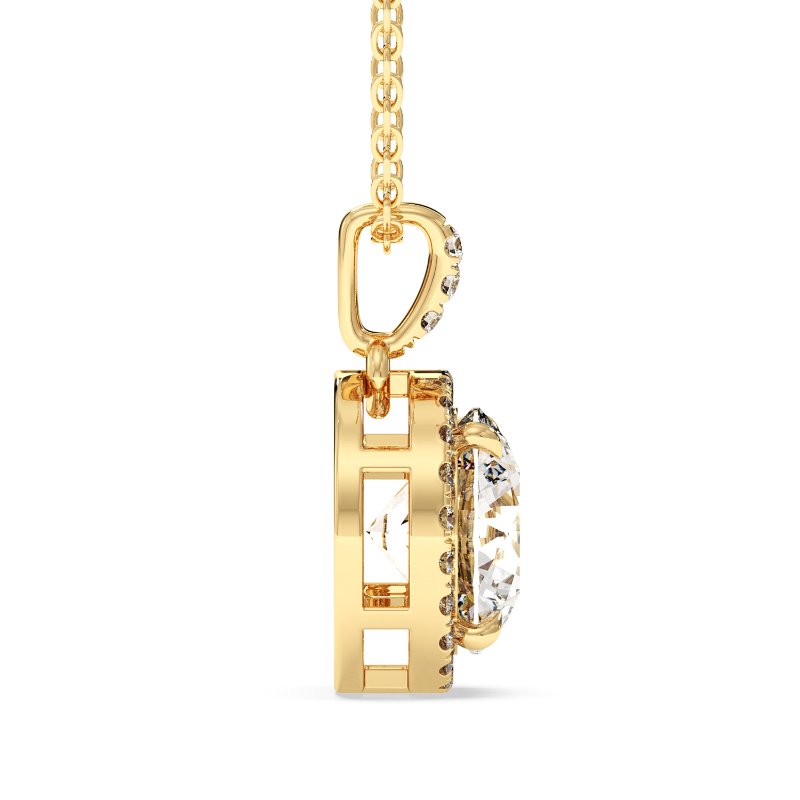 18K Yellow Gold Georgia Pendant