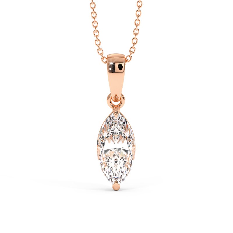 18K Rose Gold Georgia Pendant