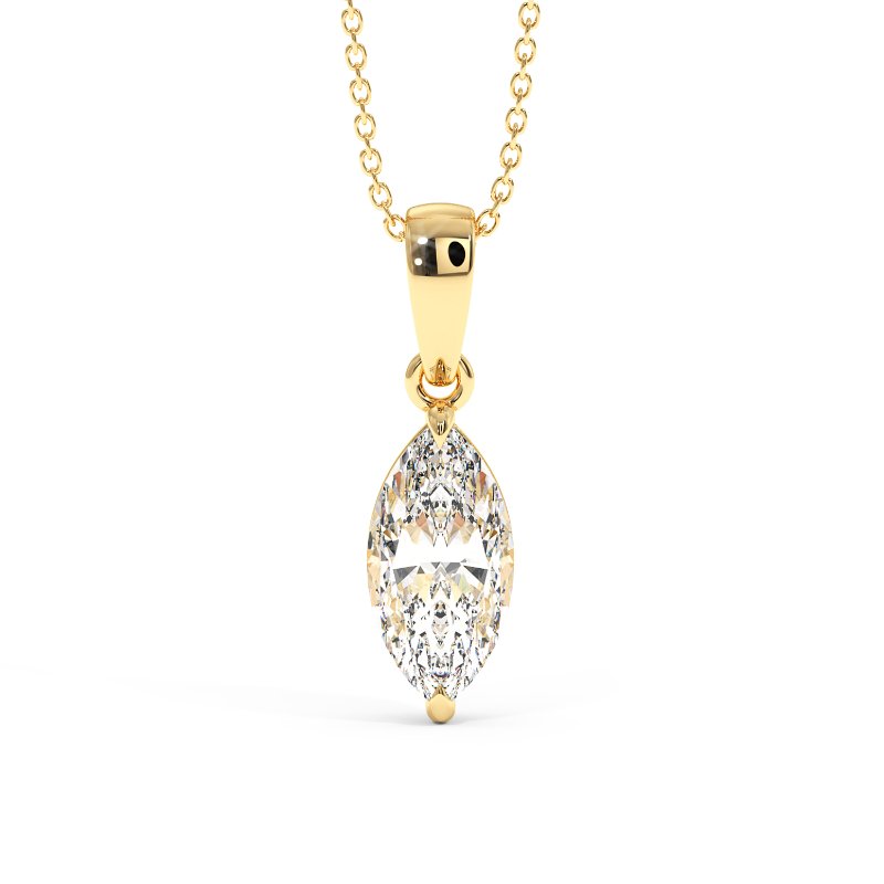 18K Yellow Gold Georgia Pendant