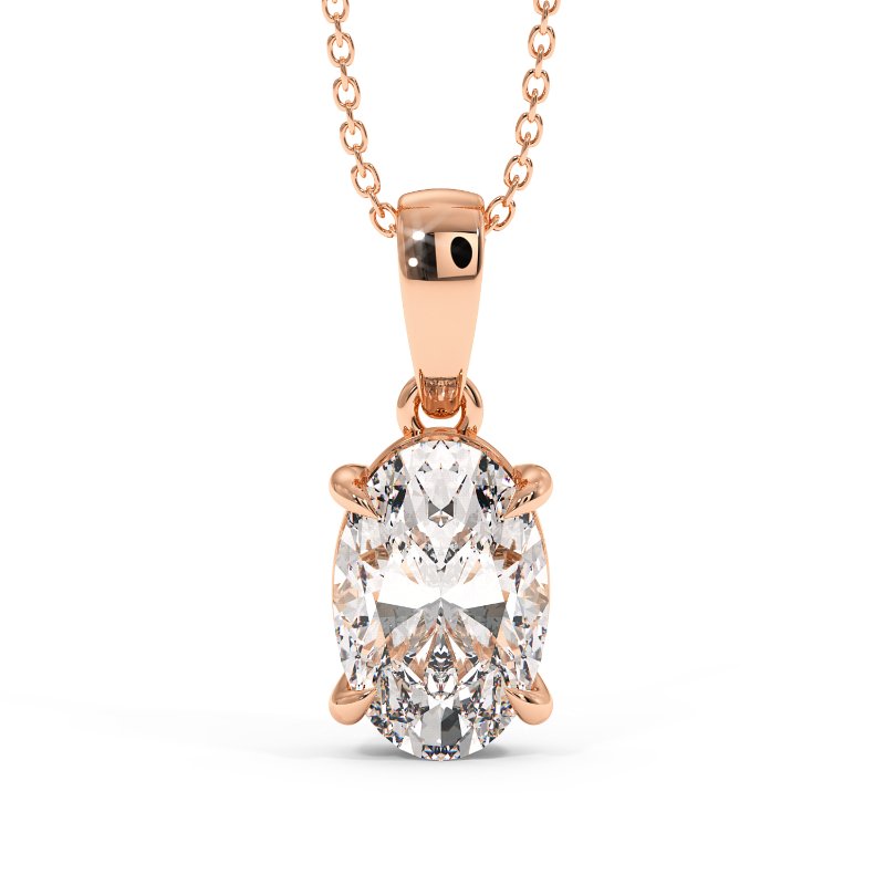 18K Rose Gold Georgia Pendant