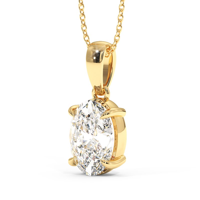18K Yellow Gold Georgia Pendant