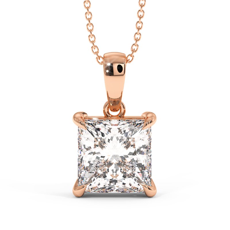 18K Rose Gold Georgia Pendant