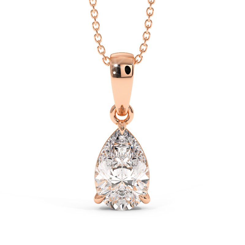 18K Rose Gold Georgia Pendant