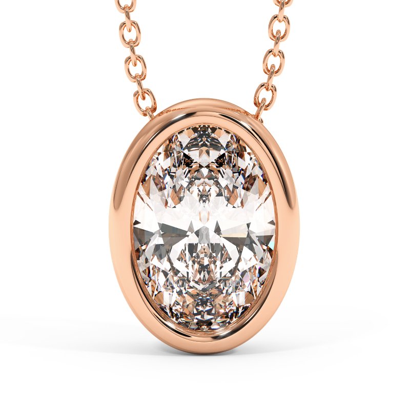 18K Rose Gold Sabrina Necklace