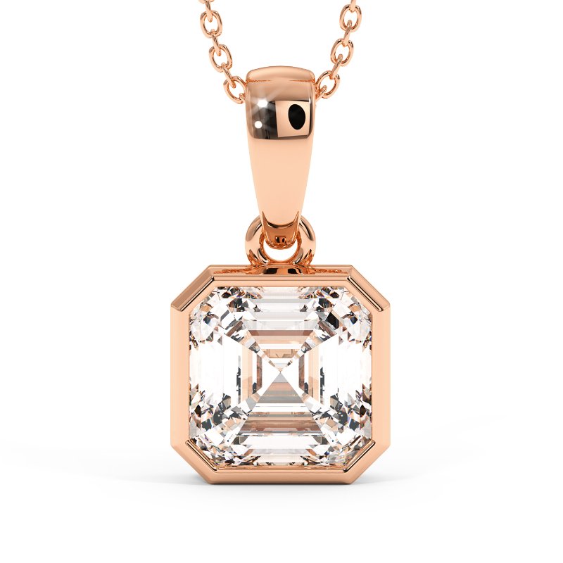 18K Rose Gold Charlotte Pendant
