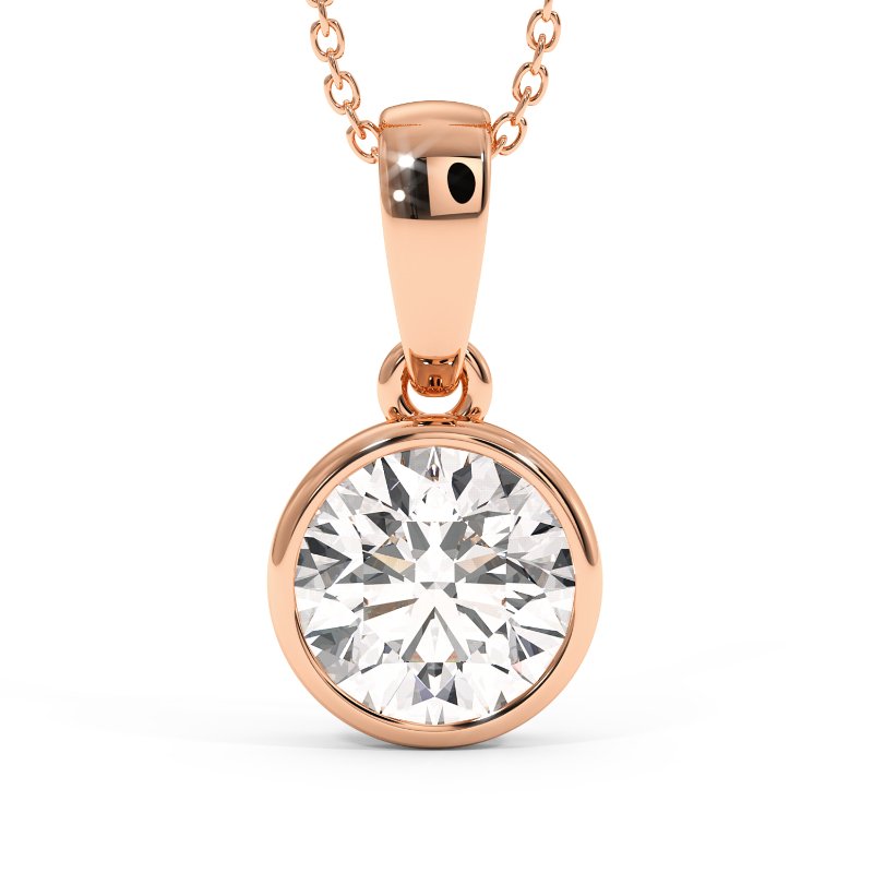18K Rose Gold Charlotte Pendant