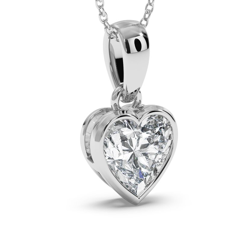 Platinum Charlotte Pendant