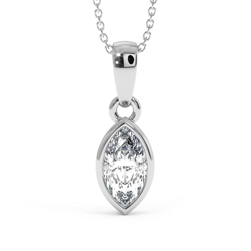 Platinum Charlotte Pendant