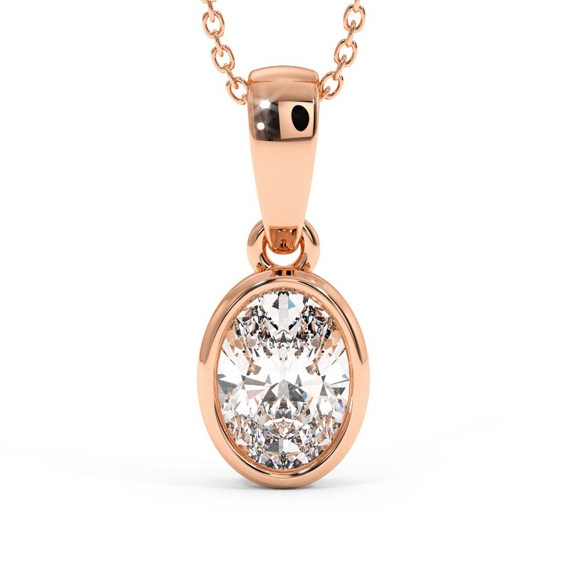 18K Rose Gold Charlotte Pendant