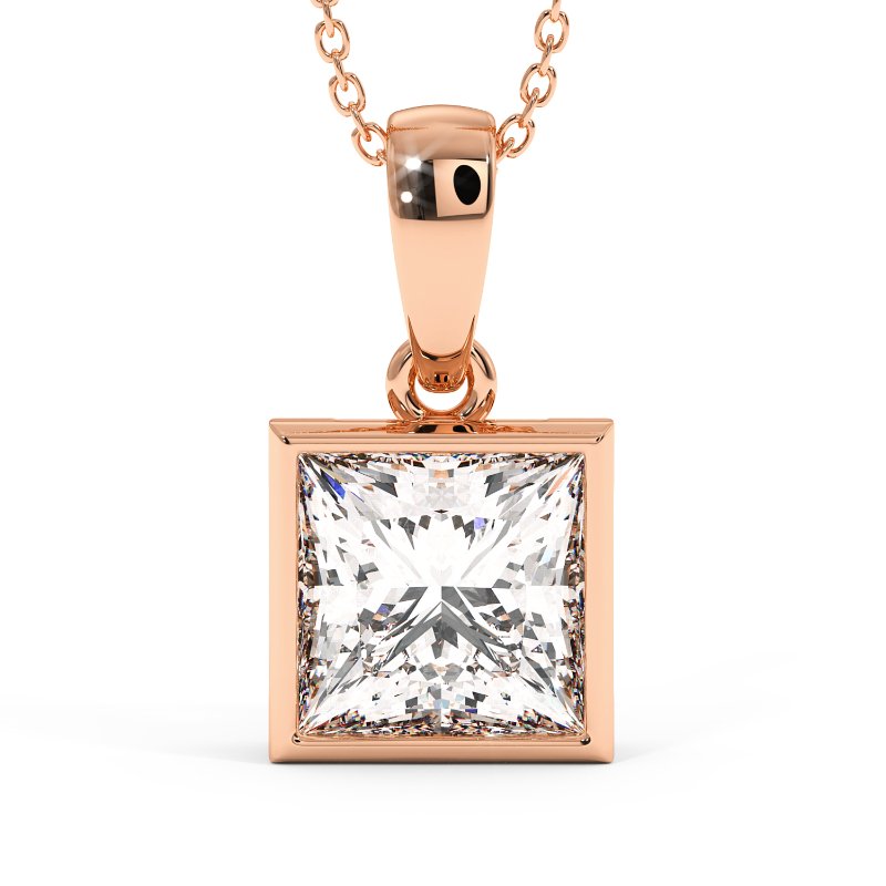 18K Rose Gold Charlotte Pendant