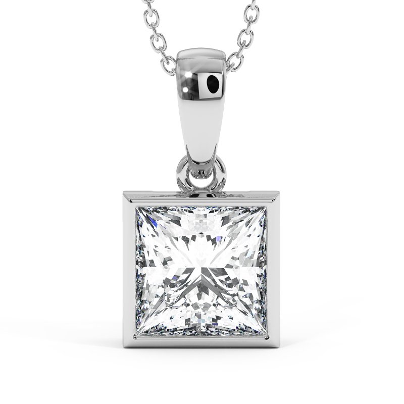 Platinum Charlotte Pendant