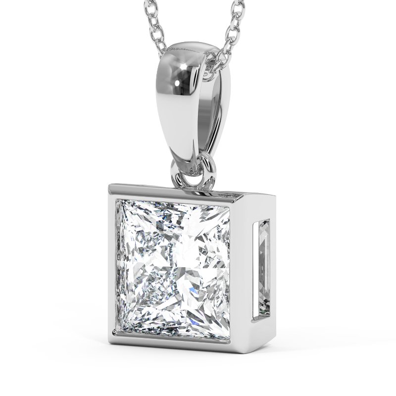 Platinum Charlotte Pendant
