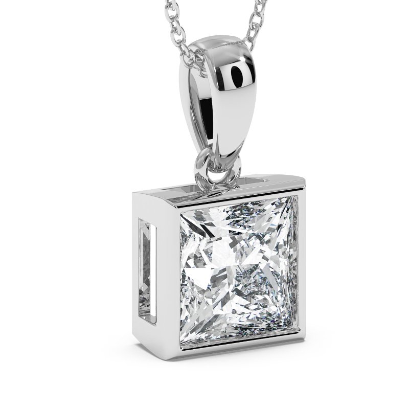 Platinum Charlotte Pendant
