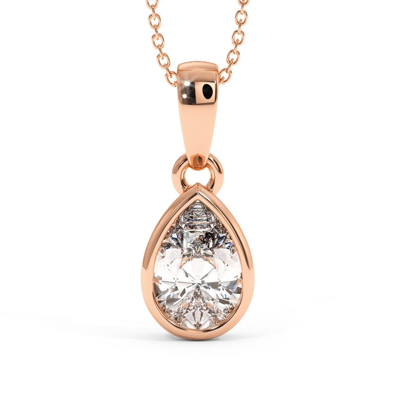 18K Rose Gold Charlotte Pendant
