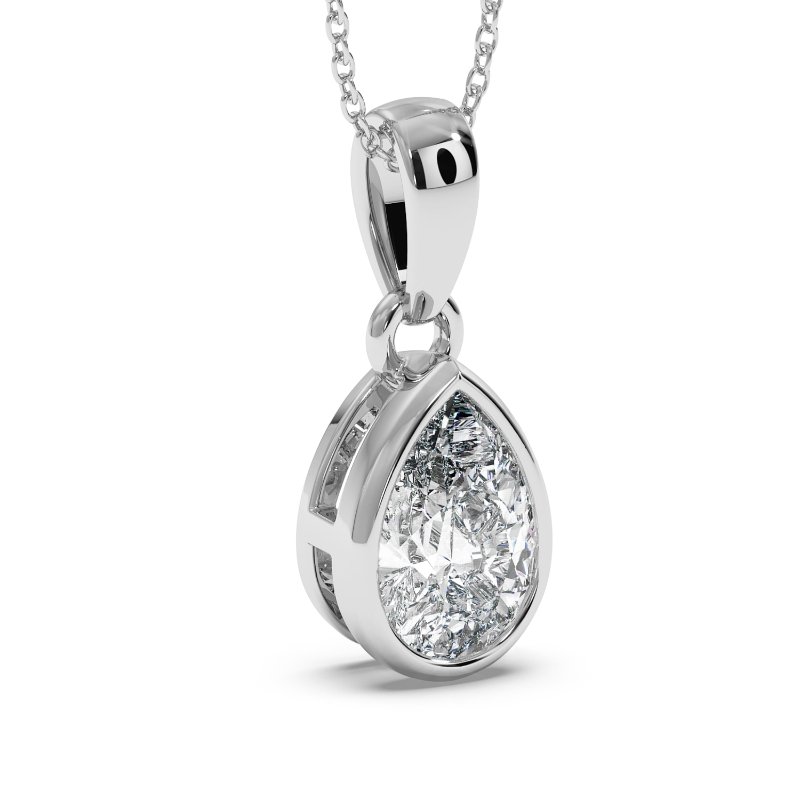 Platinum Charlotte Pendant