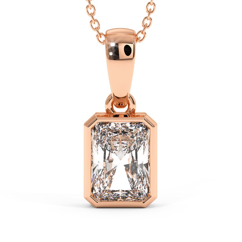 18K Rose Gold Charlotte Pendant