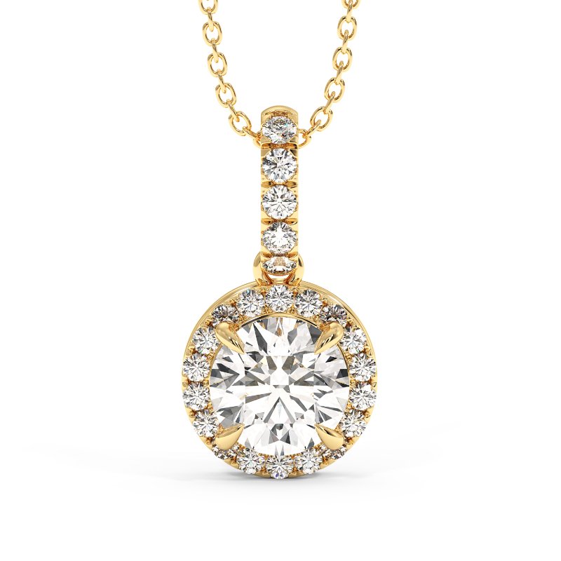 18K Yellow Gold London Pendant