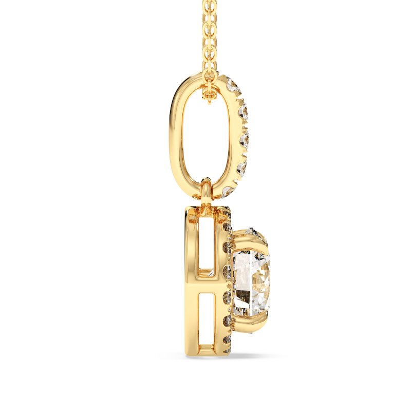 18K Yellow Gold London Pendant