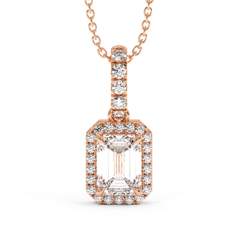18K Rose Gold London Pendant