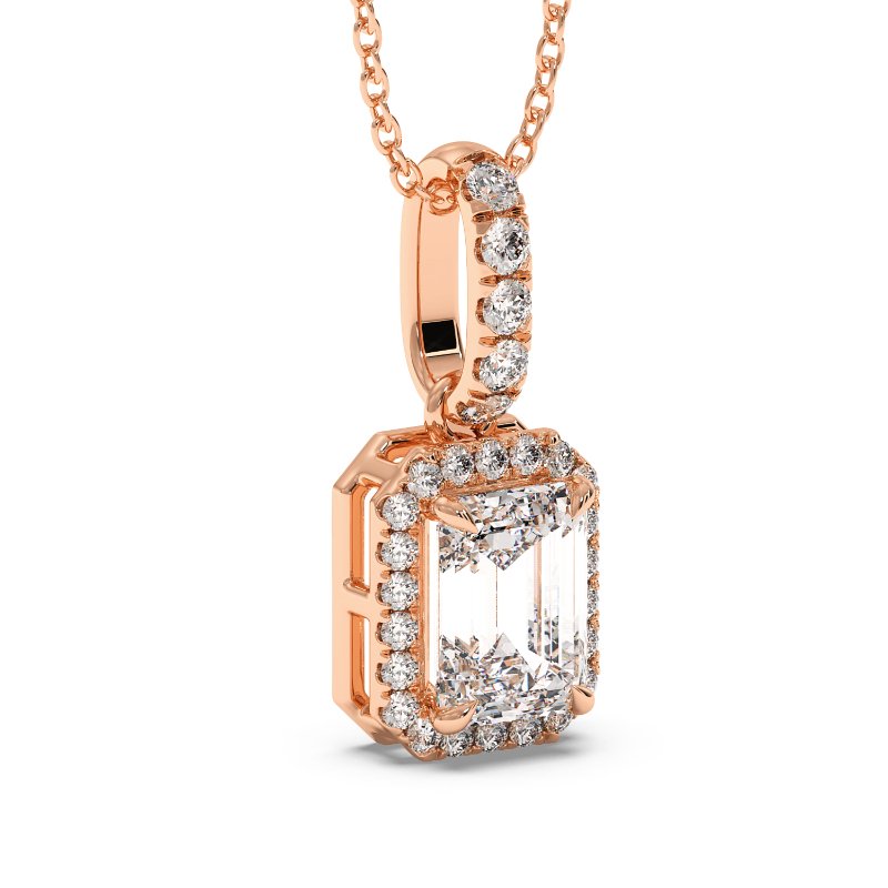 18K Rose Gold London Pendant