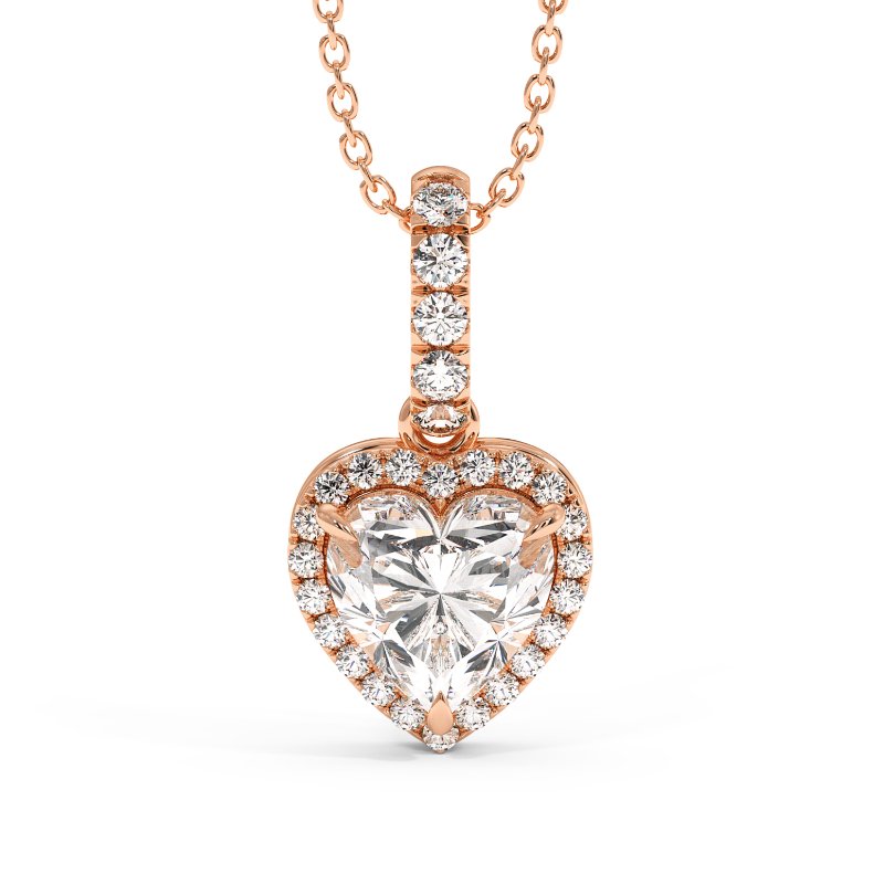 18K Rose Gold London Pendant