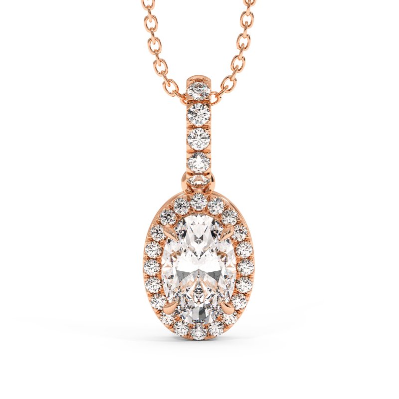 18K Rose Gold London Pendant