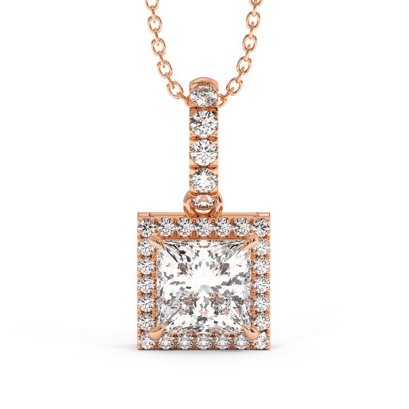 18K Rose Gold London Pendant