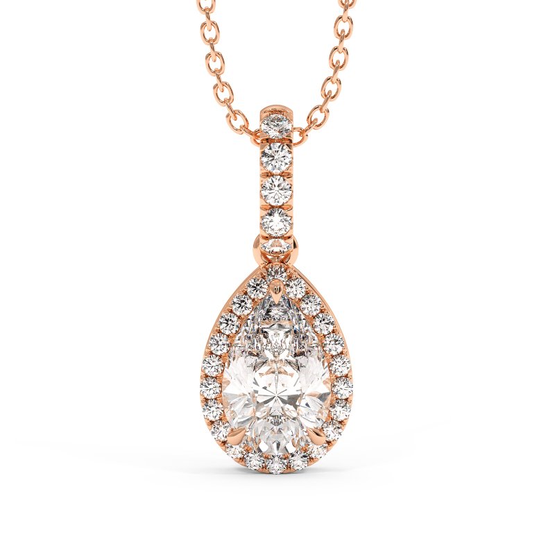 18K Rose Gold London Pendant
