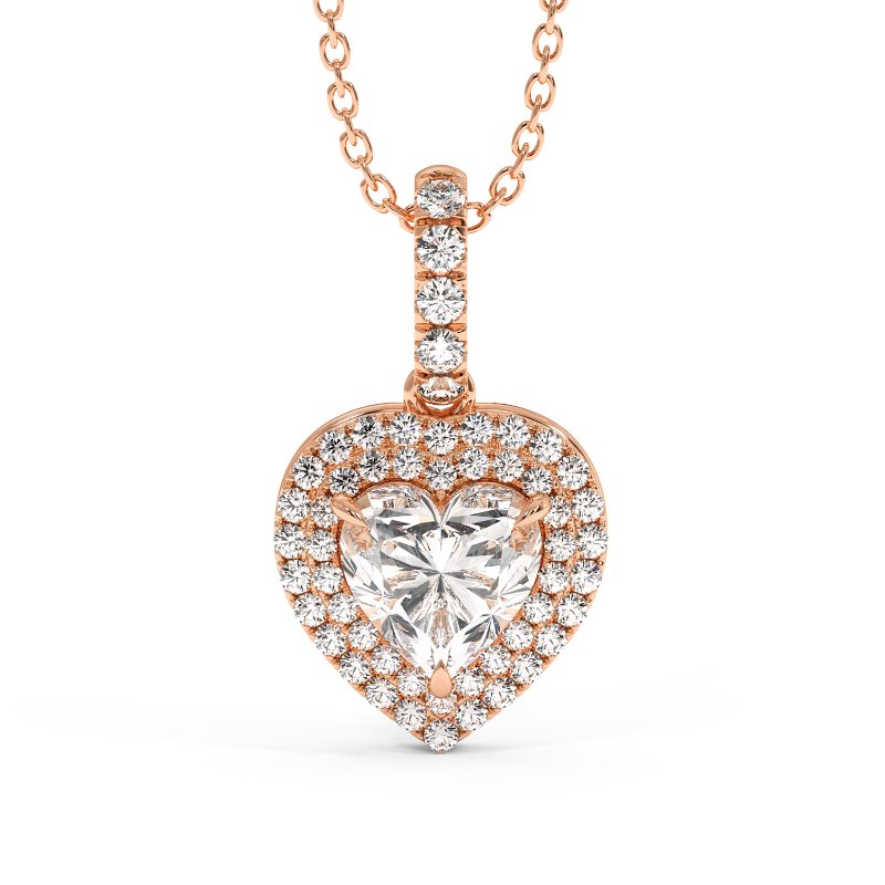 18K Rose Gold Aspen Pendant