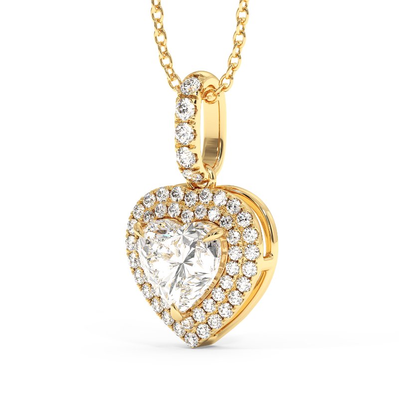 18K Yellow Gold Aspen Pendant