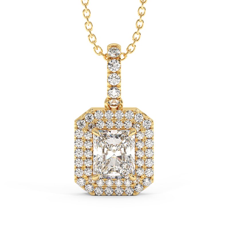 18K Yellow Gold Aspen Pendant