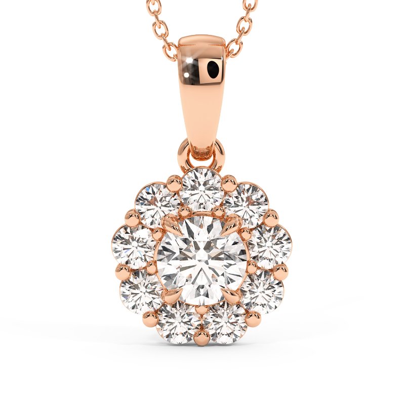 18K Rose Gold Kaylah Pendant