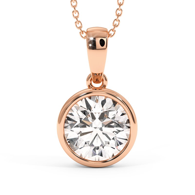 18K Rose Gold Gianna Pendant